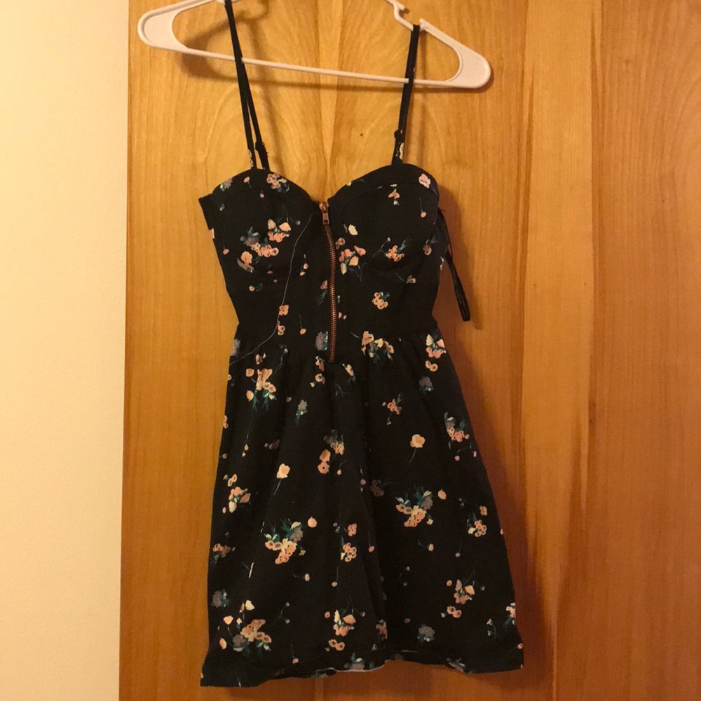 Flower print dress